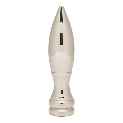 Satco 80-2102, Bullet Finial, 2" Height, 1/8 IP, Nickel Finish