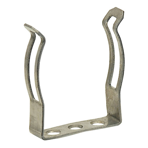 Satco 80-2119, T-8 Clip For Lamp Support, Stainless Steel, 10 Packs