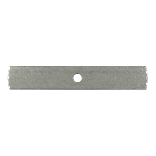 Satco 80-2146, Flat Heavy Duty Crossbar, 1/8 IP Center Hole Only, No Screw Hole, 1" x 6", 10 Packs