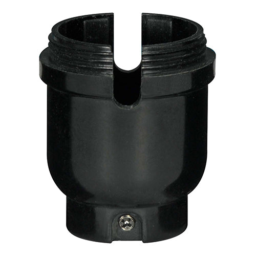 Satco 80-2150, 1/4 IP Cap Only, Phenolic, 1/2 Uno Thread, With Metal Bushing, With Set Screw, For Push Thru, 10 Packs