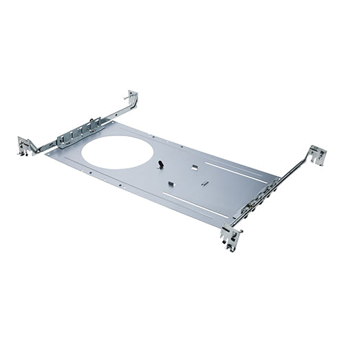 Satco 80-944, New Construction Mounting Plate with Hanger Bars for T-Grid or Stud/Joist mounting of 6'' Recessed Downlights