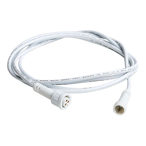 Satco 80-985, 6 Foot Remote Driver Extension Cable, White Finish