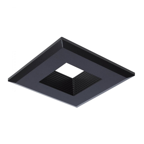 Satco 80-991, Deep Baffle Trim, 4 Inch Square, Bronze Finish