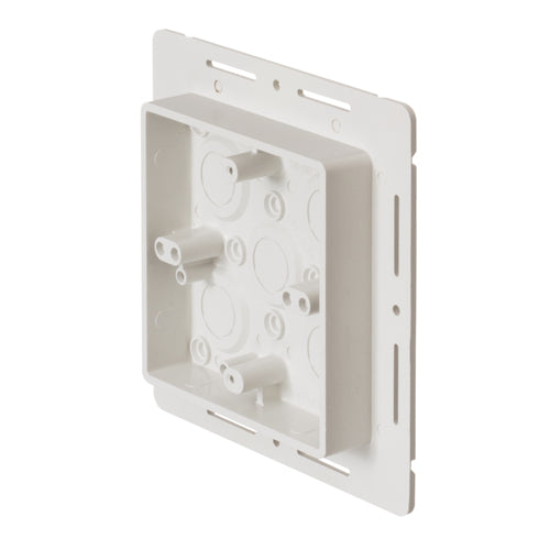 Arlington 8081FBGC, Siding Box Kit For Smooth Vertical Mounting of Fixtures and Receptacles, Box Only with Grounding Clip