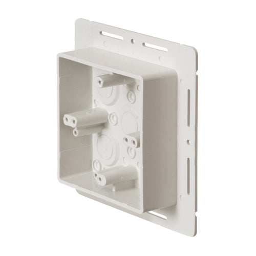 Arlington 8091FBGC, Siding Box Kits For Smooth Vertical Mounting of Fixtures Receptacles and GFCIs, Box Only, with Grounding Clip