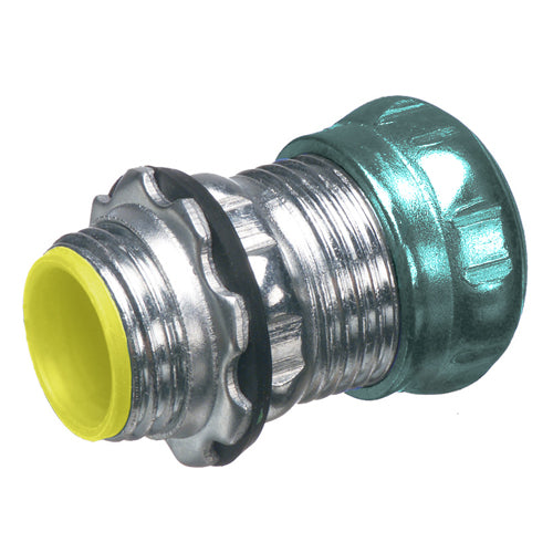 Arlington 820ART, 1/2" EMT Rain Tight Compression Connectors with Insulated Throat, Steel, 50 Packs