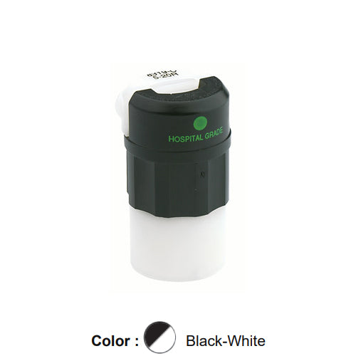 Leviton 8319-C, Straight Blade Connector, Hospital Grade, 20A 125V, NEMA 5-20R, 2-Pole, 3-Wire, Grounding, Black/White