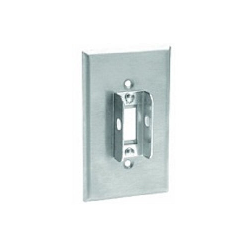 Leviton 84001-LOK, Lockout Wallplate, Non-Magnetic Stainless Steel