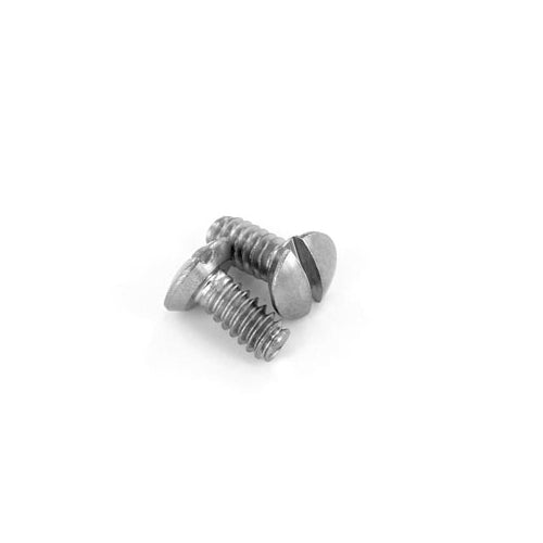 Leviton 84400-PRT, Oval Head Milled Slot Replacement Wallplate Screws, 5/16'' Long 6-32 Thread, Stainless Steel, 100 Packs