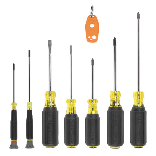 Klein Tools 85808, All-Purpose Screwdriver Set, 8-Piece