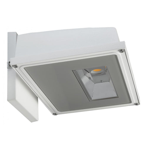 Satco 65-153, 11W LED Wall Pack, 3000K Warm White, 120-277V, 1255 Lumens, White, Non-Dimmable