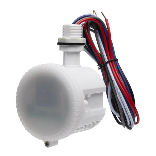 Satco 86-202R, Add-On Microwave Sensor for High Bay Fixtures, 120-277V, White Finish, Plastic