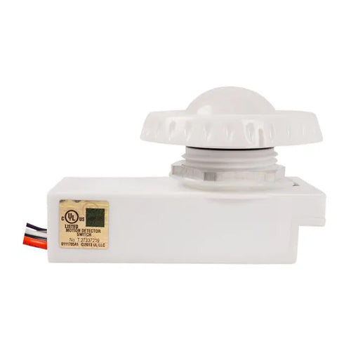 Satco 86-227, Area Light PIR Sensor, 100-277 Volt, Plastic, White Finish