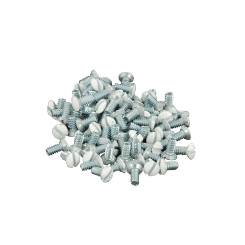 Leviton 78400-PRT, Wallplate/Faceplate Replacement Screws, Light Almond, 100 Packs