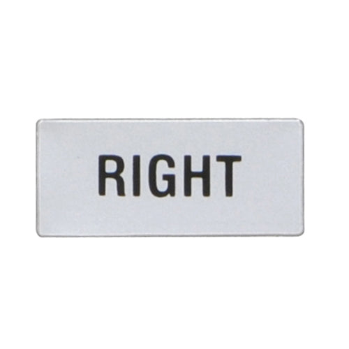 Lovato 8LM2TAGB217, Label with Text for LPXAU100 Legend Holder, RIGHT, 2 Packs