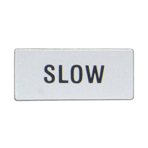 Lovato 8LM2TAGB224, Label with Text for LPXAU100 Legend Holder, SLOW, 2 Packs