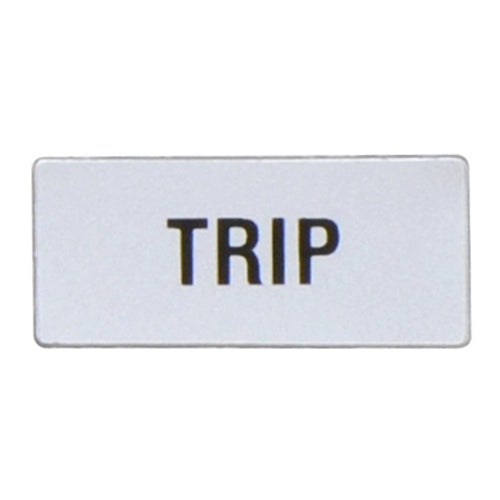 Lovato 8LM2TAGB237, Label with Text for LPXAU100 Legend Holder, TRIP, 2 Packs