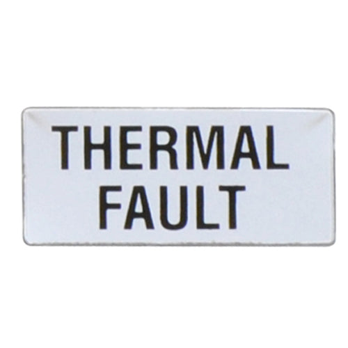 Lovato 8LM2TAGB240, Label with Text for LPXAU100 Legend Holder, THERMAL FAULT, 2 Packs