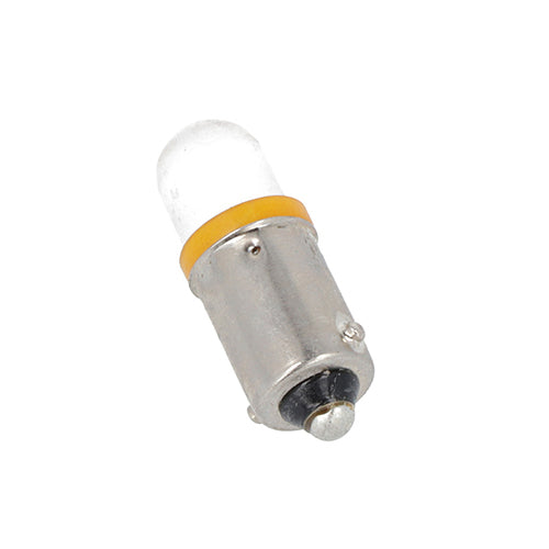 Lovato 8LM2TALL0245, Yellow Multiled Bulb BA9S 24VAC/DC, Size 10X28 mm