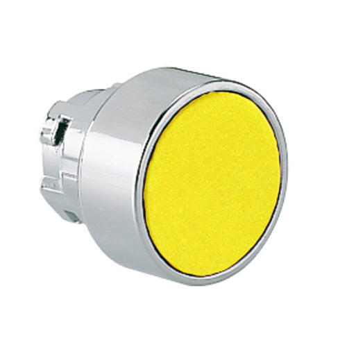 Lovato 8LM2TB105, Pushbutton Actuator, Spring Return, Ø22mm 8LM Series Metal, Flush, Yellow