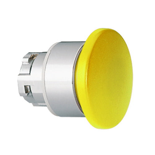 Lovato 8LM2TB6145, 40mm Mushroom Head Pushbutton Actuator,  Ø22mm 8LM Series Metal, Spring Return, Yellow
