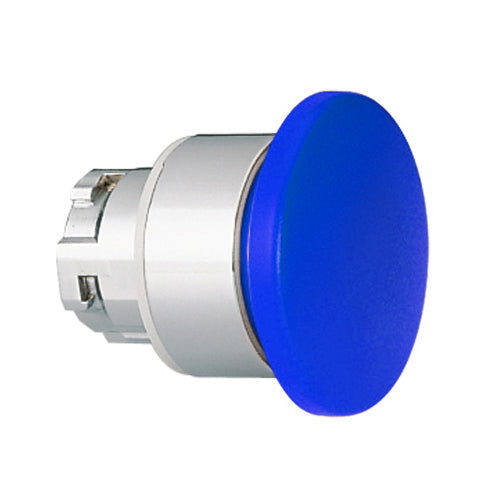 Lovato 8LM2TB6146, 40mm Mushroom Head Pushbutton Actuator,  Ø22mm 8LM Series Metal, Spring Return, Blue