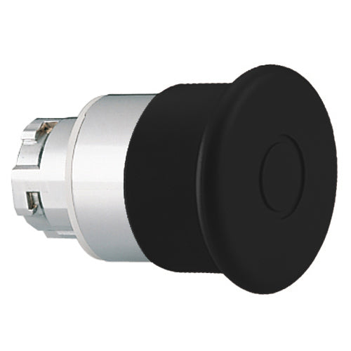 Lovato 8LM2TB6242, 40mm Mushroom Head Pushbutton Actuator for Normal Stopping,  Ø22mm 8LM Series Metal, Latch, Pull to Release, Black