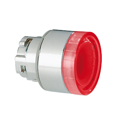 Lovato 8LM2TBL104, Illuminated Button Actuator with Side Visibility, Spring Return, Ø22mm 8LM Series Metal, Flush, Red