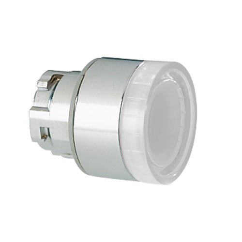 Lovato 8LM2TBL107, Illuminated Button Actuator with Side Visibility, Spring Return, Ø22mm 8LM Series Metal, Flush, Transparent
