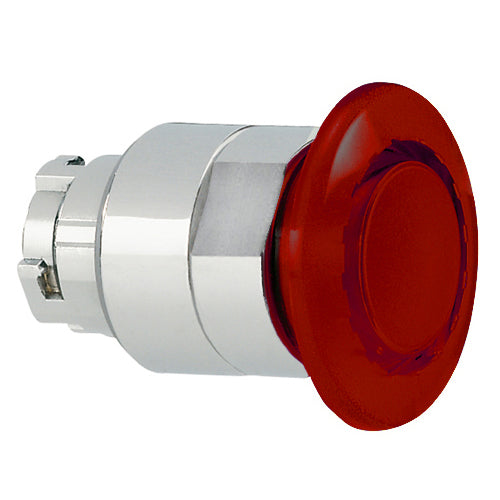 Lovato 8LM2TBL6244, 40mm Illuminated Mushroom Head Button Actuator,  Ø22mm 8LM Series Metal, Latch, Pull to Release, Red