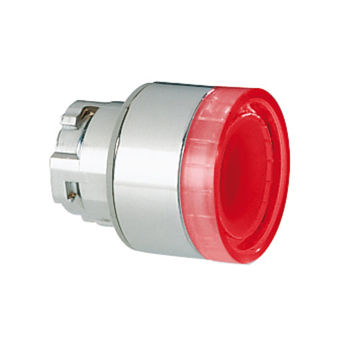 Lovato 8LM2TQL104, Illuminated Push-Push Button Actuator with Side Visibility, Ø22mm 8LM Series Metal, Flush, Push ON-Push OFF, Red