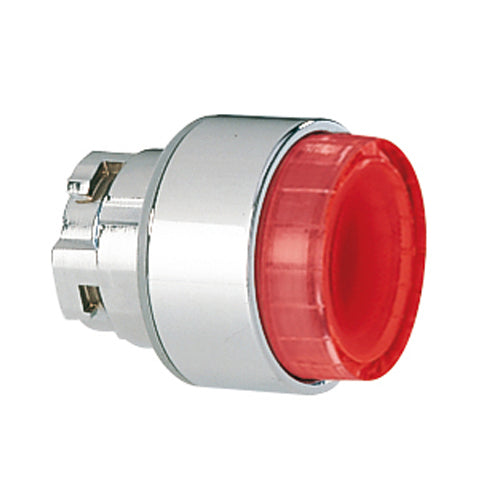 Lovato 8LM2TQL204, Illuminated Push-Push Button Actuator, Ø22mm 8LM Series Metal, Extended, Push ON-Push OFF, Red