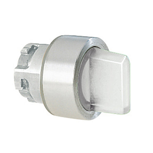 Lovato 8LM2TSL1218, Illuminated Selector Switch Actuator, Ø22mm 8LM Series Metal, 2 Position, 0 < 1, White