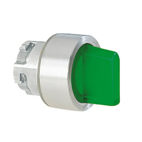 Lovato 8LM2TSL1313, Illuminated Selector Switch Actuator, Ø22mm 8LM Series Metal, 3 Position, 1 > 0 < 2, Green