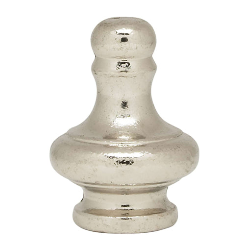 Satco 90-1711, Large Pyramid Knob, 1-1/4" Height, 1/8 IP, Polished Chrome Finish