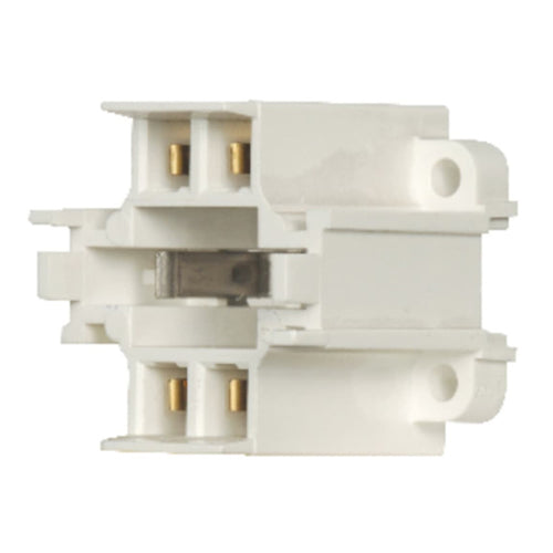 Satco 90-1786, 26 Watt-32 Watt-42 Watt 4-Pin Socket, G24Q-3 And GX24Q-4 Base, Bottom Screw Down , Vertical Mount, 10 Packs