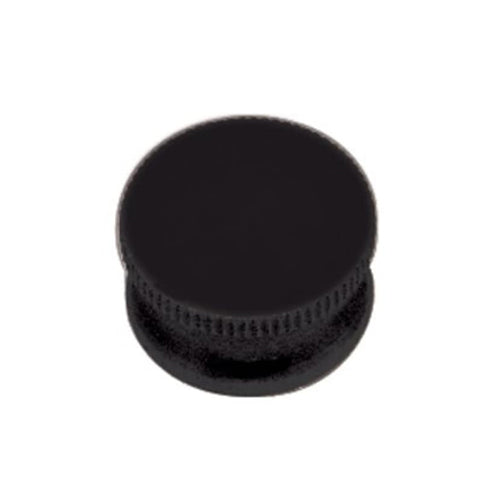 Satco 90-1809, Brass Lock-Up Cap, 9/16" Diameter, 1/4" Height, Black Finish, 100 Packs