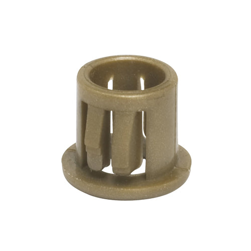 Satco 90-1825, Nylon Snap-In Bushing For 3/8'' Hole, Gold Finish, 100 Packs