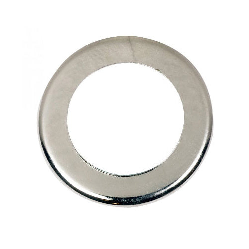Satco 90-1888, Steel Check Ring, Curled Edge, 1/4 IP Slip, 3/4" Diameter, Nickel Plated Finish, 100 Packs