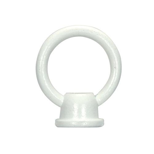 Satco 90-1896, 1-1/2" Female Loop, 1/8 IP With Wireway, 10lbs Max, White Finish, 10 Packs