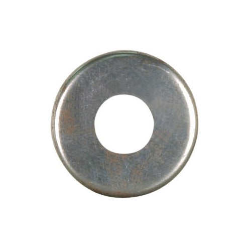 Satco 90-2050, Steel Check Ring, Curled Edge, 1/8 IP Slip, Unfinished, 1/2" Diameter, 100 Packs