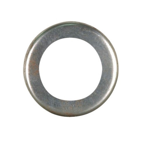 Satco 90-2060, Steel Check Ring, Curled Edge, 1/4 IP Slip, Unfinished, 1-1/4" Diameter, 100 Packs