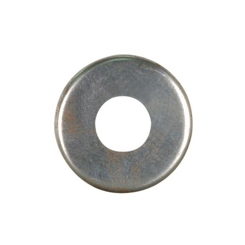 Satco 90-2074, Steel Check Ring, Curled Edge, 1/8 IP Slip, Unfinished, 1-3/4" Diameter, 100 Packs
