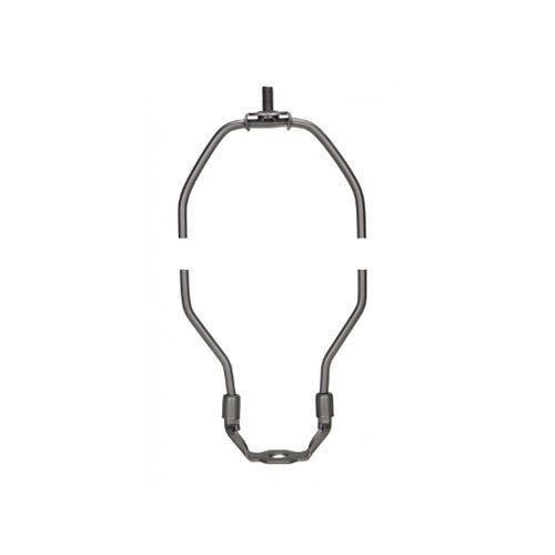 Satco 90-2083, Light Duty Harp, 9" Height, 1/8 IP Saddle, 1/4-27 Thread, Dark Antique Brass Finish, 25 Packs