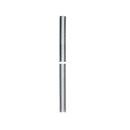 Satco 90-2110, 1/8 IP Steel Nipple, Zinc Plated, 58" Length, 3/8" Wide