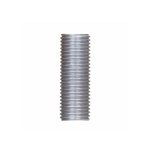Satco 90-2114, 1/4 IP Steel Nipple, Zinc Plated, 1-3/8" Length, 1/2" Wide, 100 Packs
