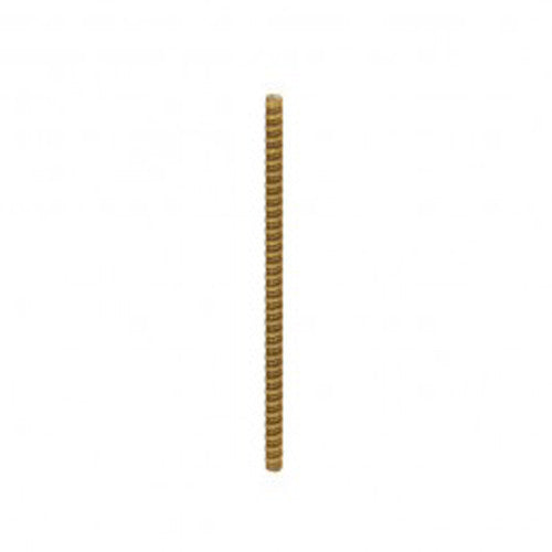 Satco 90-2158, 1/8 IP Solid Brass Nipple, Unfinished, 6" Length, 3/8" Wide