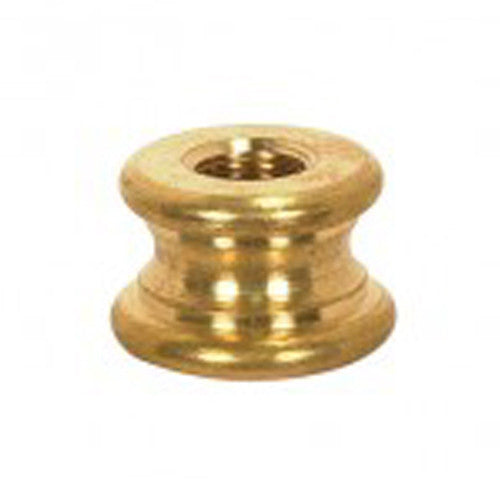 Satco 90-2163, Solid Brass Neck And Spindle, Unfinished, 15/16" x 5/8", 1/8 IP Tapped