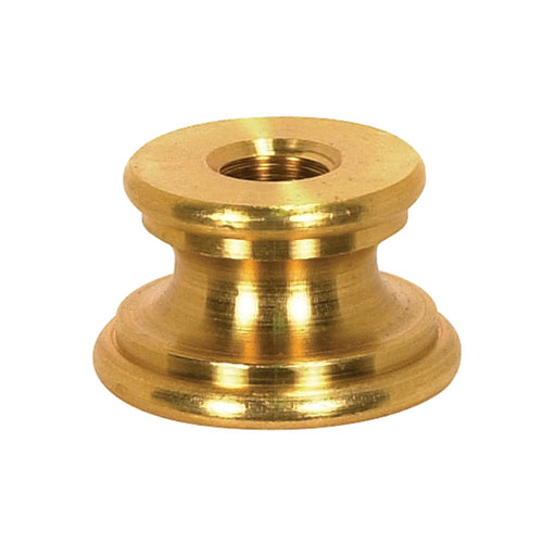 Satco 90-2164, Solid Brass Neck And Spindle, Unfinished, 1-1/4" x 3/4", 1/8 IP Tapped
