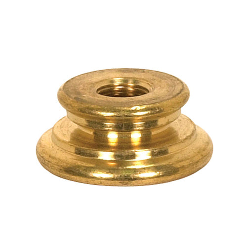 Satco 90-2165, Solid Brass Neck And Spindle, Unfinished, 1-1/4" x 9/16", 1/8 IP Tapped
